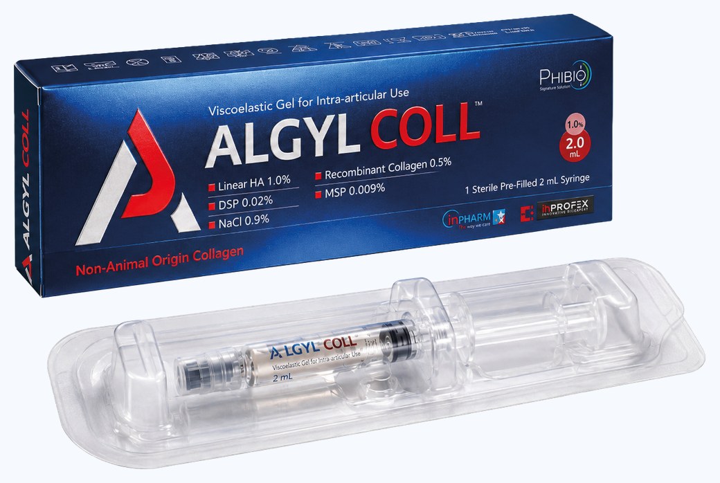 Algyl COLL – balení s předplněnou injekční stříkačkou